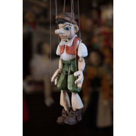 PINOCCHIO hand-carved puppet